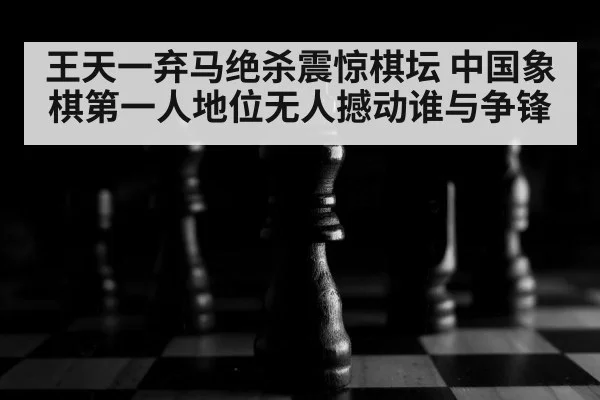 王天一弃马绝杀震惊棋坛 中国象棋第一人地位无人撼动谁与争锋